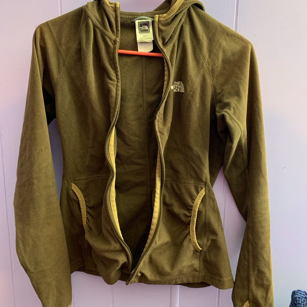 North face zip hoodie